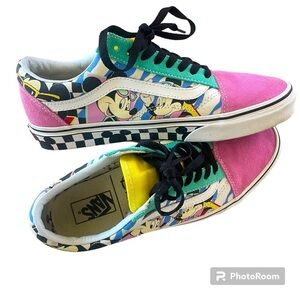 Vans × Disney Old Skool Mickey Mouse Color Block Sneakers